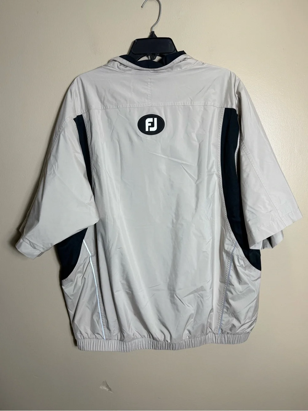 FootJoy DryJoys Golf Rain Pullover Mens L Waterproof Wind Short Sleeve - Picture 3 of 10